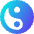 Yin Yang Symbol Icon from Sharp Gradient Set
