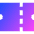 Ticket 2 Icon from Sharp Gradient Set