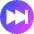 Button Fast Forward Circle 2 Icon from Sharp Gradient Set