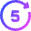 Button Go Forward 5 Icon from Sharp Gradient Set