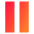 Button Pause 2 Icon from Sharp Gradient Set