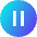Button Pause Circle Icon from Sharp Gradient Set