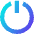 Button Power 1 Icon from Sharp Gradient Set