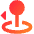 Arcade Stick Move Left Icon from Sharp Gradient Set