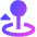 Arcade Stick Move Up Icon from Sharp Gradient Set