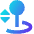 Arcade Stick Move Vertical Icon from Sharp Gradient Set