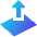 Card Lift Icon from Sharp Gradient Set