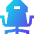 Chair 1 Icon from Sharp Gradient Set