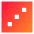 Dice 3 Icon from Sharp Gradient Set