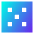 Dice 5 Icon from Sharp Gradient Set