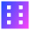 Dice 6 Icon from Sharp Gradient Set