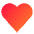 Hearts Symbol Icon from Sharp Gradient Set