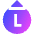 Left Controller Up Icon from Sharp Gradient Set