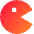 Pacman Icon from Sharp Gradient Set