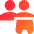 Team Vesus Team Icon from Sharp Gradient Set