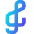 Music Note Trebble Clef Icon from Sharp Gradient Set