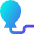 Balloon Icon from Sharp Gradient Set