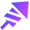 Fireworks Rocket Icon from Sharp Gradient Set