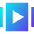 Play List 2 Icon from Sharp Gradient Set