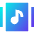 Play List 6 Icon from Sharp Gradient Set