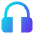 Headphones Icon from Sharp Gradient Set