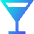 Cocktail Icon from Sharp Gradient Set