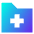 Medical Folder Icon from Sharp Gradient Set