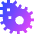Bacteria Virus Cells Biology Icon from Sharp Gradient Set