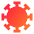 Virus Icon from Sharp Gradient Set