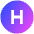 Hospital Sign Circle Icon from Sharp Gradient Set