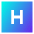 Hospital Sign Square Icon from Sharp Gradient Set