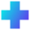 Medical Cross Sign Healthcare Icon from Sharp Gradient Set