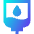 Blood Bag Donation Icon from Sharp Gradient Set