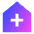 Medical House 1 Icon from Sharp Gradient Set