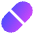 Tablet Capsule Icon from Sharp Gradient Set