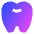 Tooth Icon from Sharp Gradient Set