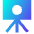Camera Tripod Icon from Sharp Gradient Set
