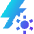 Flash Constant Light Icon from Sharp Gradient Set