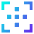 Focus Points Icon from Sharp Gradient Set