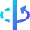 3d Rotate Y Axis Icon from Sharp Gradient Set