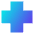 Add 2 Icon from Sharp Gradient Set