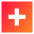 Add Square Icon from Sharp Gradient Set