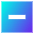 Subtract Square Icon from Sharp Gradient Set