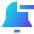 Remove Bell Notification 1 Icon from Sharp Gradient Set