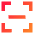 Align Center Horizontal Frame Icon from Sharp Gradient Set