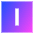 Align Center Vertical Square Icon from Sharp Gradient Set