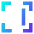Align Right Frame Icon from Sharp Gradient Set