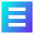 Align Three Horizontal Square Icon from Sharp Gradient Set