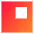 Align Top Right Square Icon from Sharp Gradient Set