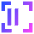 Align Two Left Frame Icon from Sharp Gradient Set